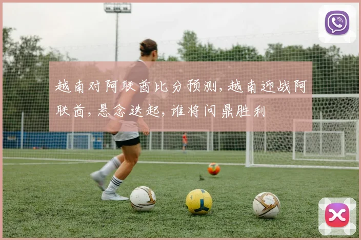 越南对阿联酋比分预测,越南迎战阿联酋,悬念迭起,谁将问鼎胜利